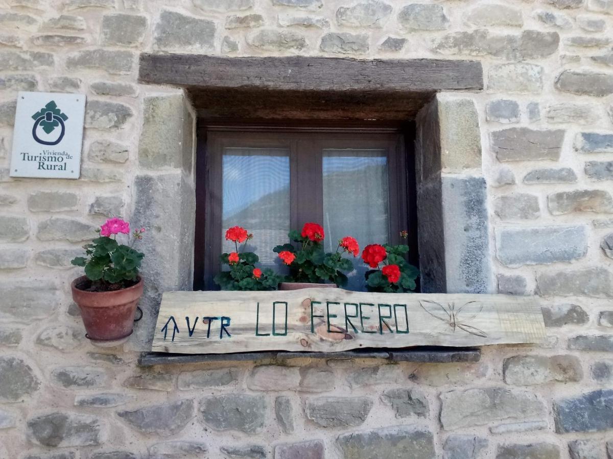Penzion Casa Rural Lo Ferrero Belsué Exteriér fotografie